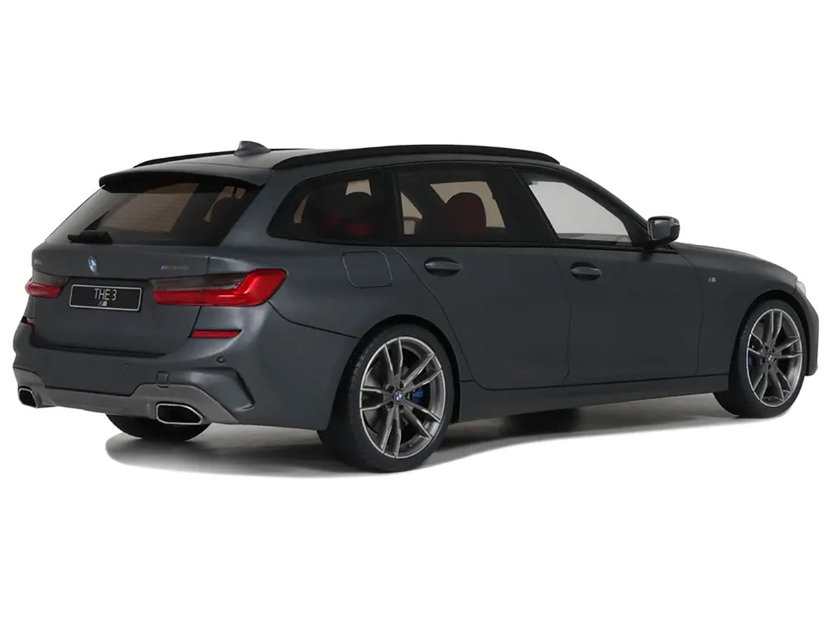 2019 BMW M340i xDrive M gray metallic 1/18 scale model car by GT Spirit, detailed miniature BMW vehicle.