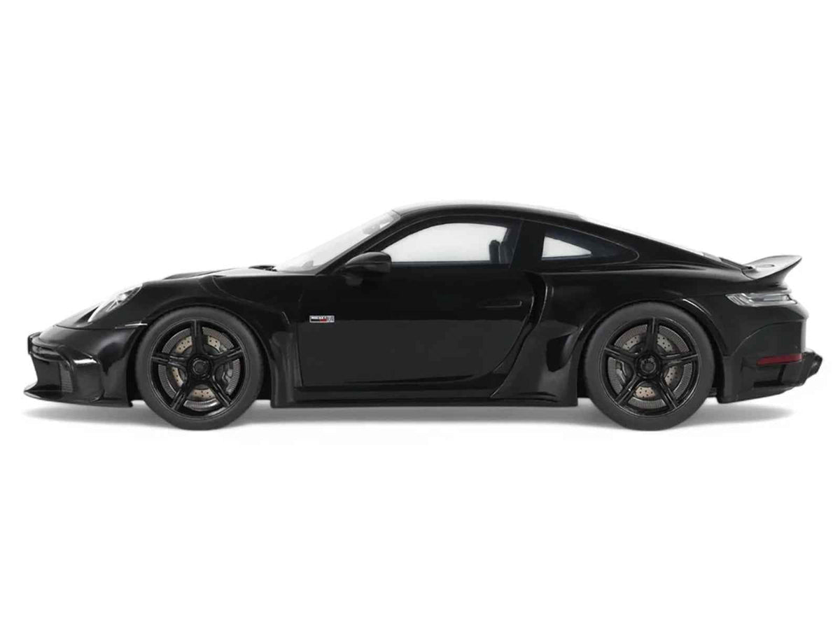 2023 Brabus 900 Rocket-R Black 1/18 scale model car by GT Spirit, detailed miniature vehicle for collectors.