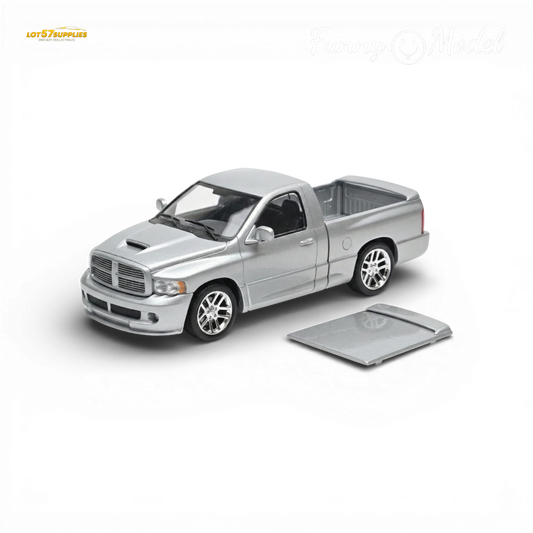 (Pre-Order) Funny Model Dodge RAM SRT-10 Silver 1:64 - Evergreen Kings