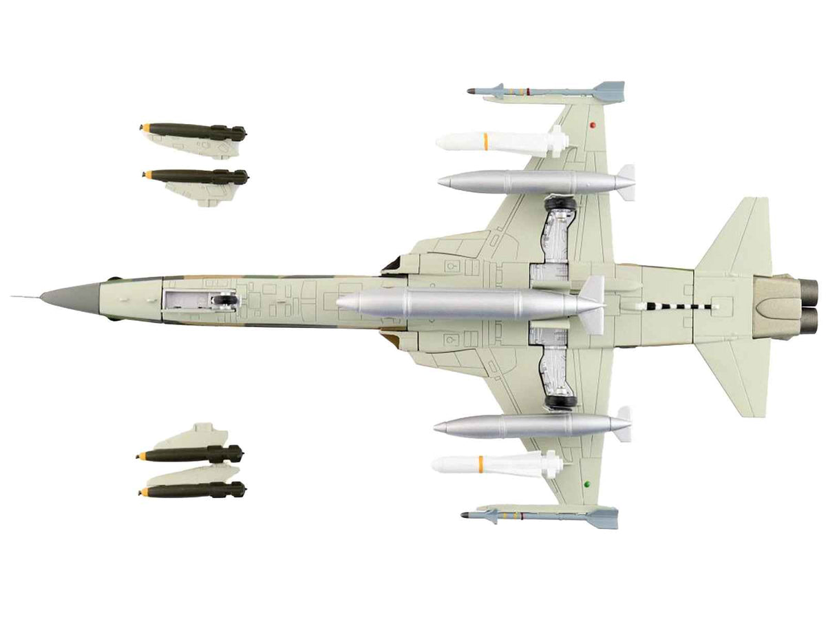 Miniature Motors 1/72 diecast model of Northrop F-5F Tiger II aircraft with 46th Aggressor Squadron markings, Republic of China Air Force.