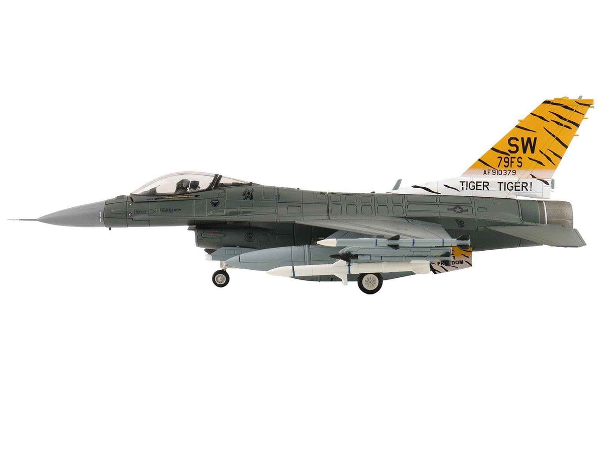 Miniature Motors F-16CM Fighting Falcon model aircraft in 1/72 scale with detailed United States Air Force markings.