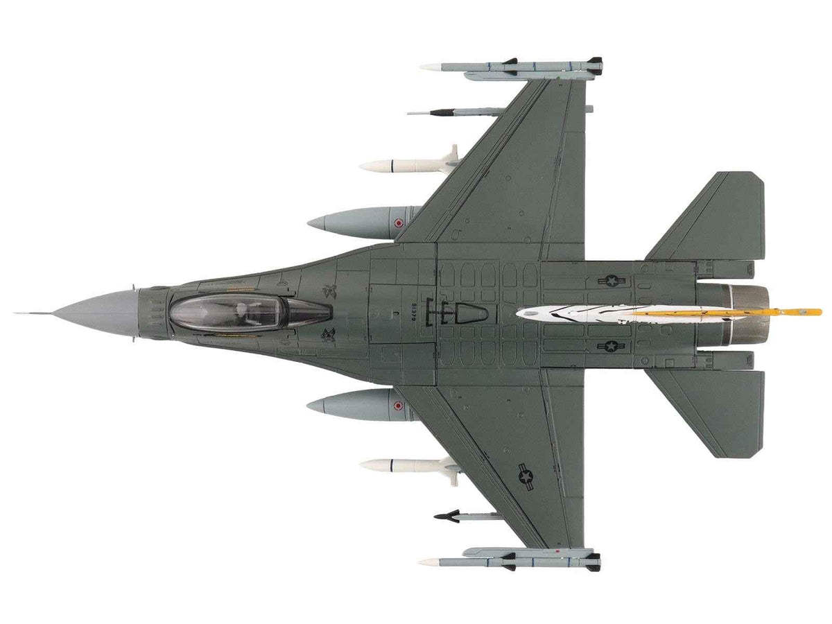 Miniature Motors F-16CM Fighting Falcon diecast model in 1/72 scale, U.S. Air Force "Tiger Tiger" fighter aircraft, detailed military replica