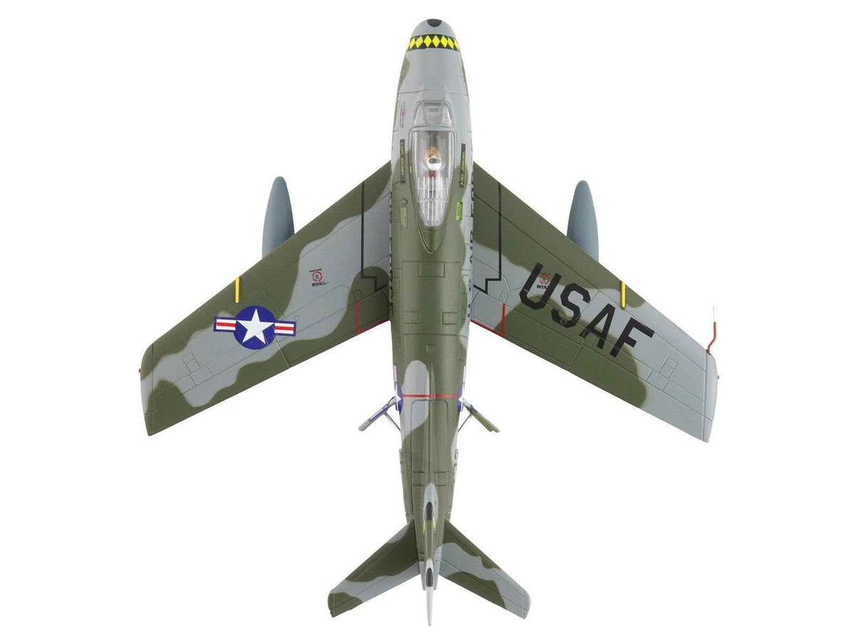 Miniature Motors F-86F Sabre fighter aircraft diecast model in 1/72 scale with detailed markings from the 461st Fighter Day Squadron.