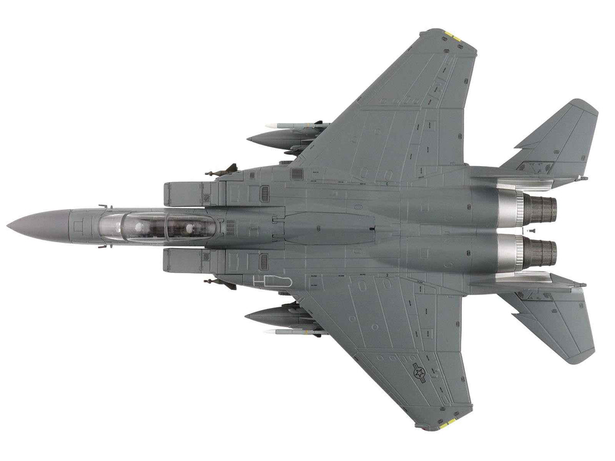 Miniature Motors 1/72 diecast model of McDonnell Douglas F-15E Strike Eagle fighter aircraft in US Air Force livery, 90th Fighter Squadron.