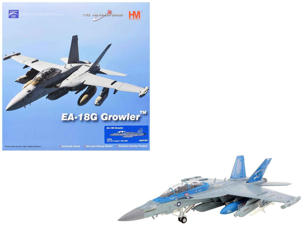Miniature Motors Boeing EA-18G Growler aircraft model in 1/72 scale, navy aircraft with detailed paint and decals, part of Air Power Series