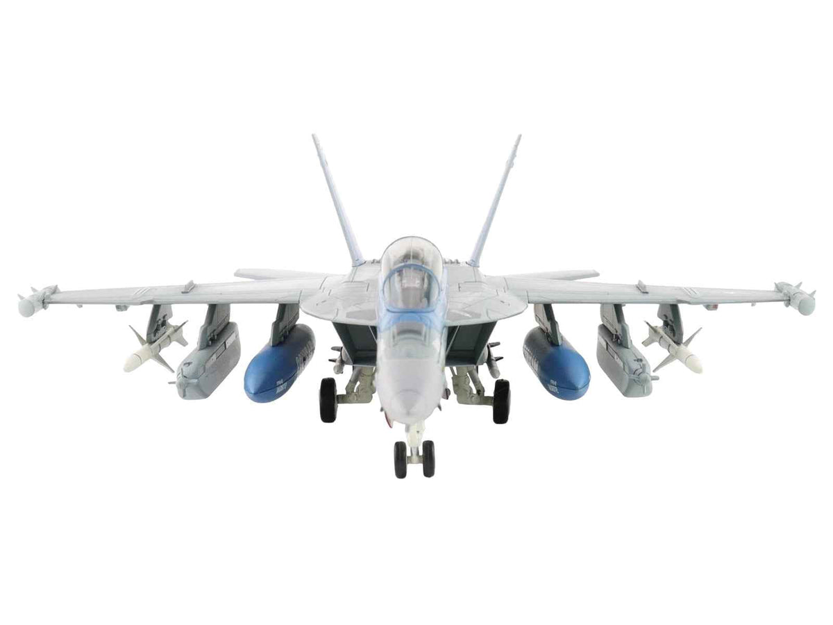 Miniature Motors Boeing EA-18G Growler aircraft model in 1/72 scale with VAQ-139 Cougars markings, detailed diecast military model.