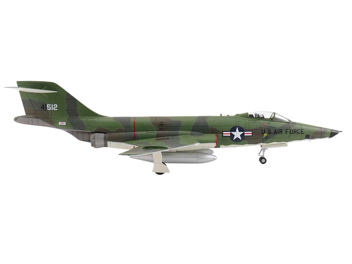 Miniature Motors 1/72 diecast model of McDonnell RF-101A Voodoo fighter aircraft in military models series, featuring detailed markings.