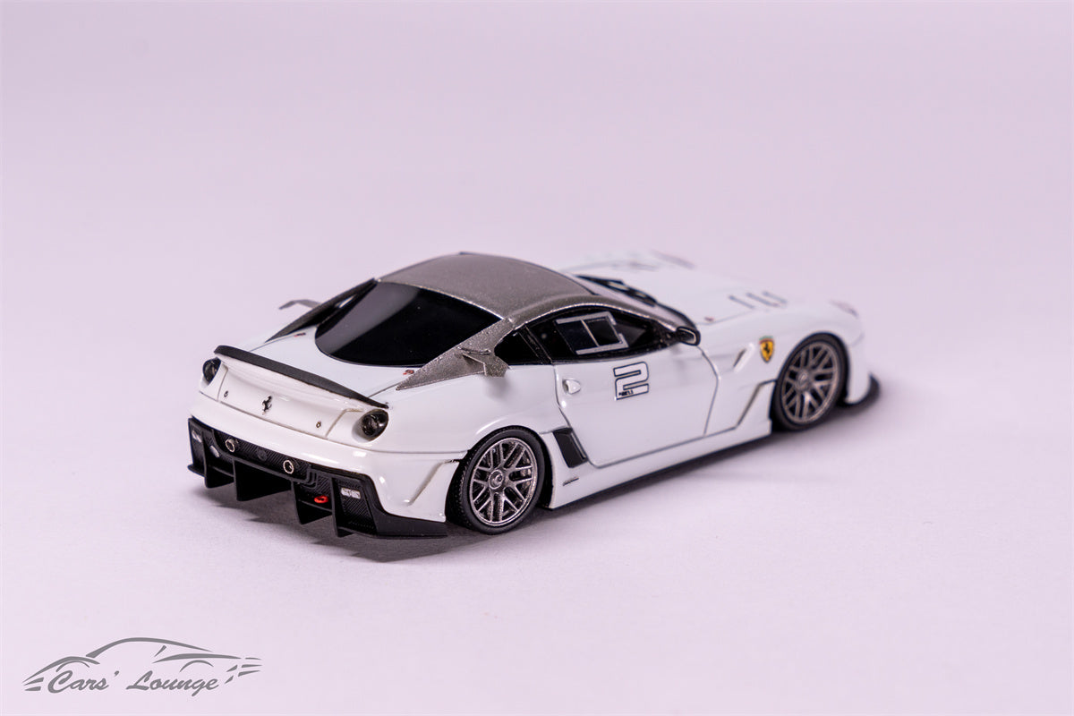 Cars' Lounge Ferrari 599XX White #2 1:64 - Evergreen Kings