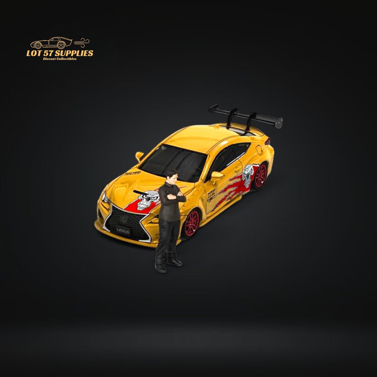 Mini Station Lexus IS 300 F Sport 1:64 - Evergreen Kings