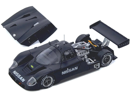 Nissan R89C Matt Black "Le Mans Shakedown Test at Paul Ricard 1988" 1/64 Diecast Model Car by Inno Models