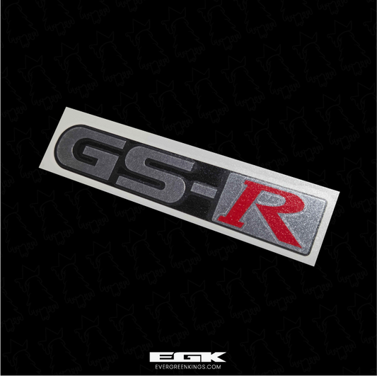 94-01 Integra GS-R Trunk Badge Decal