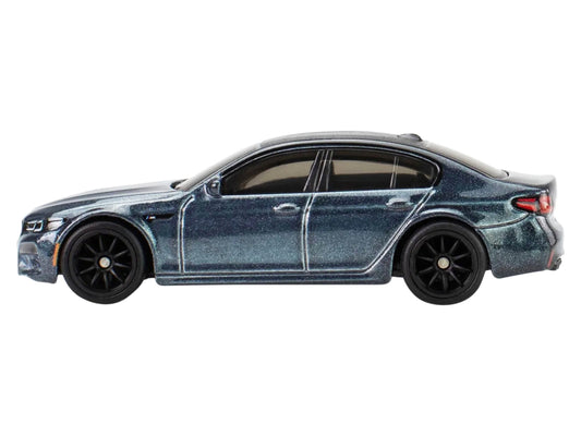 2021 BMW M5 Gray Metallic with Black Top "Mission: Impossible - Dead Reckoning" (2023) Movie "Pop Culture" Series Diecast Model Car by Hot Wheels