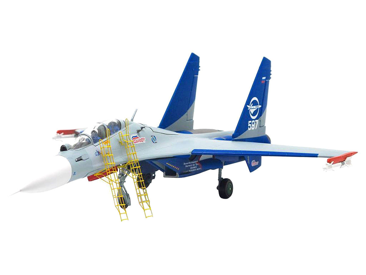 Miniature Motors 1/72 Sukhoi Su-30LL Flanker-C diecast model aircraft with detailed markings, representing the Gromov Flight Research Institute.