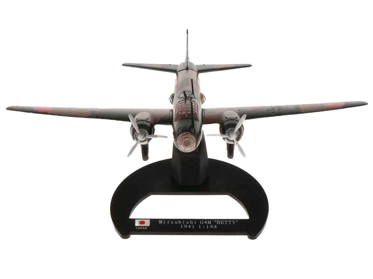 Miniature Motors 1/144 Mitsubishi G4M Betty Takao Kokutai WWII Japanese Navy bomber diecast model aircraft.