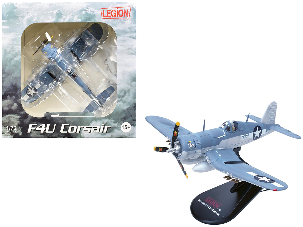 1/72 scale diecast model of Vought F4U-1A Corsair fighter aircraft "Marines Dream" by Miniature Motors, featuring detailed Marine Corps markings.