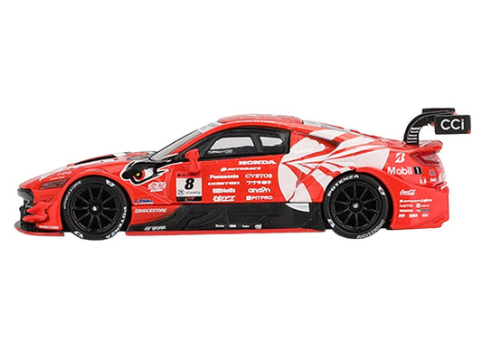 Honda NSX-GT "Type S" GT500 #8 Tomoki Nojiri - Toshiki Oyu "ARTA" "Super GT Series" (2023) Limited Edition 1/64 Diecast Model Car by Mini GT