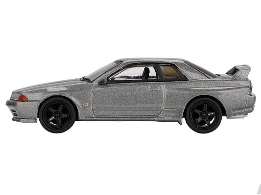 Nissan Skyline GT-R (NISMO BNR32 CRS Version) RHD (Right Hand Drive) Dark Metal Gray Metallic Limited Edition 1/64 Diecast Model Car by Mini GT