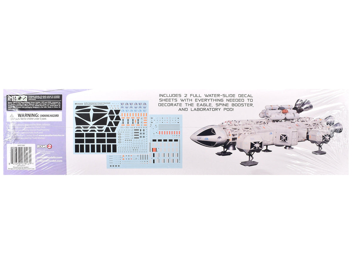 Detailed image of the Skill 2 Model Kit Eagle Transporter Metamorph Edition from "Space: 1999," by MPC, 1/48 scale TV series model.