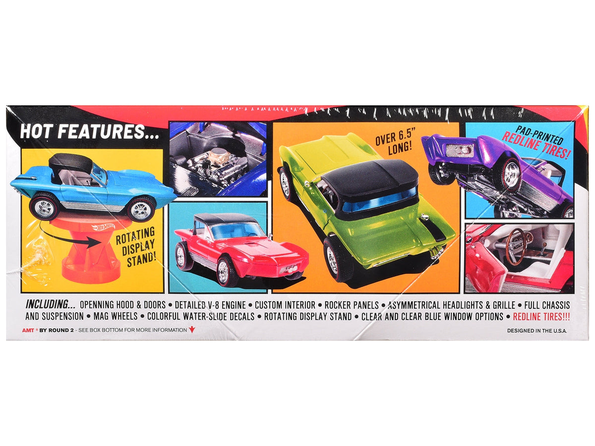 Miniature Motors Skill 2 Model Kit Python Car "Hot Wheels" 1/25 scale model kit by MPC, displayed assembled with detailed features.