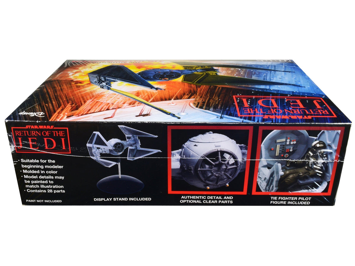 Miniature Motors Skill 2 Model Kit Tie Interceptor spacecraft from Star Wars: Return of the Jedi, 1/48 scale, detailed model kit.