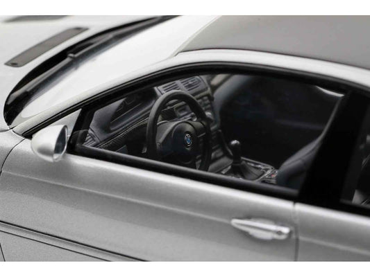 2001 BMW E46 M3 GTR Street Titan Silver Metallic 1/18 Model Car by Otto Mobile