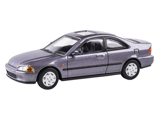 1995 Honda Civic Coupe EJ1 Horizon Gray Metallic with Sunroof 1/64 Diecast Model Car by Paragon