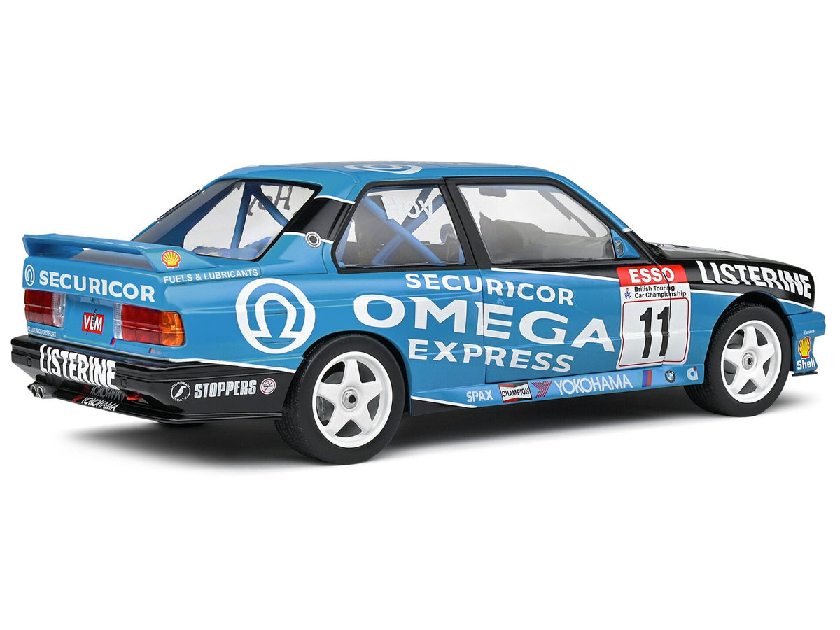 Miniature Motors BMW E30 M3 #11 Will Hoy BTCC 1991 diecast model car by Solido, detailed British Touring Car Championship replica.