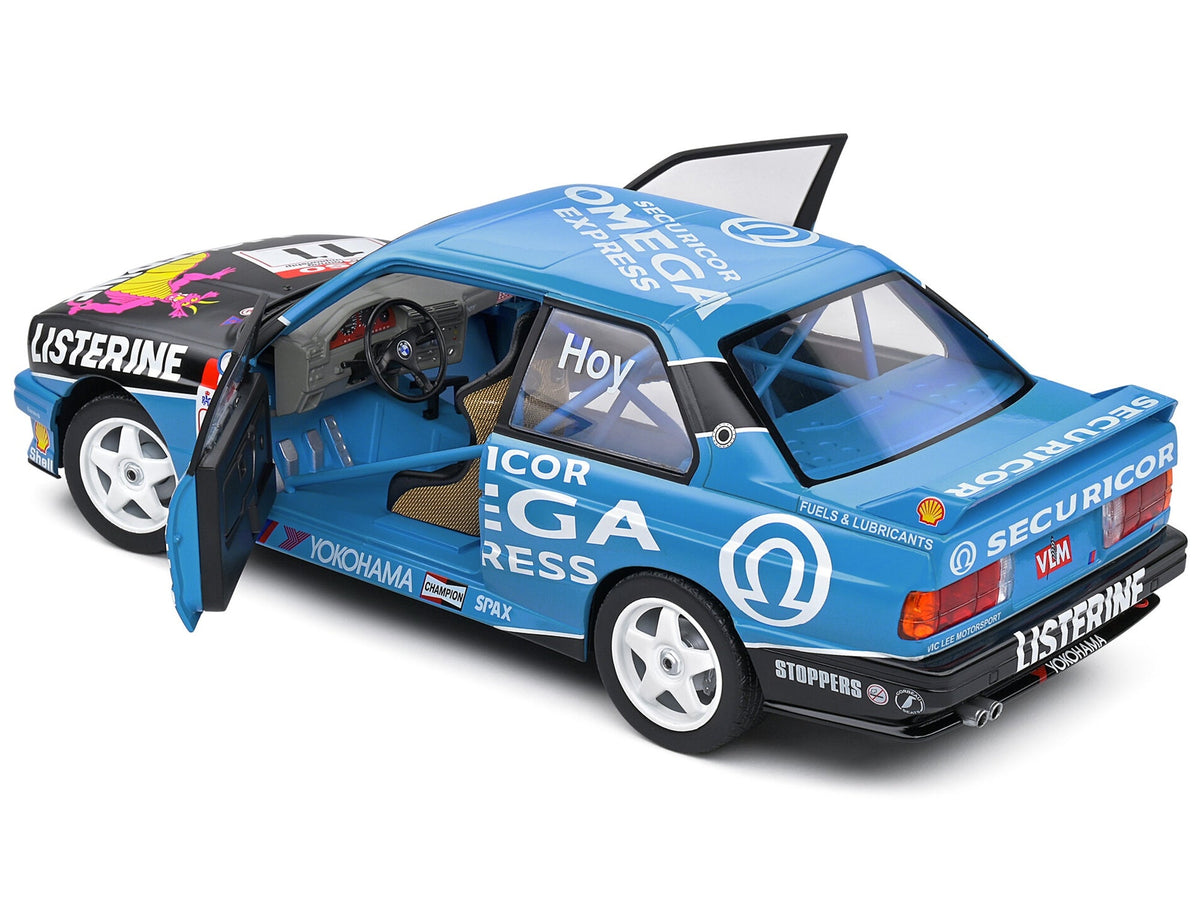 BMW E30 M3 #11 Will Hoy BTCC winner diecast model car by Solido, detailed 1/18 miniature motor racing replica.