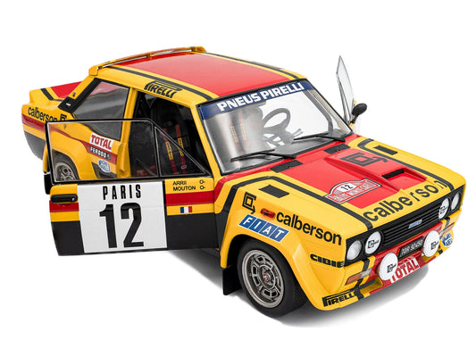 Fiat 131 Abarth #12 Michele Mouton - Annie Arrii "Rallye de Monte-Carlo" (1980) "Competition" Series 1/18 Diecast Model Car by Solido