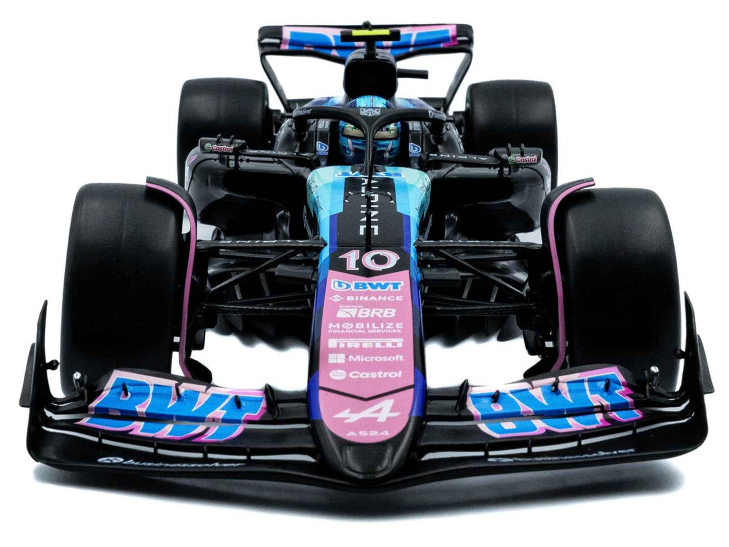 Alpine A524 #10 Pierre Gasly "BWT" 3rd Place Formula One F1 "Sao Paulo GP" (2024) "Competition" Series 1/18 Diecast Model Car by Solido