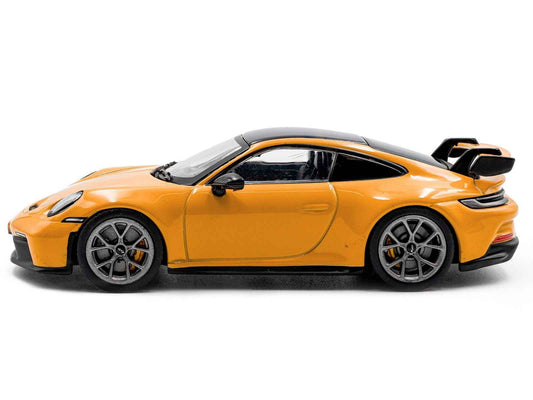 2023 Porsche 911 (992) GT3 Signal Yellow with Black Top 1/43 Diecast Model Car by Solido