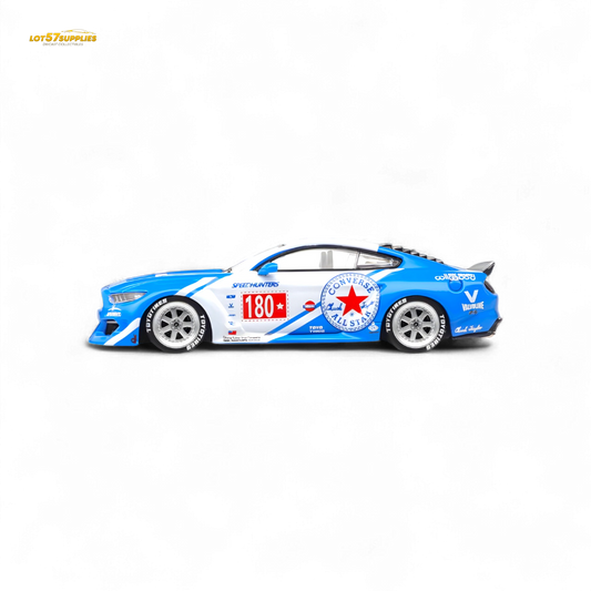 Liberty64 Ford Mustang GT Widebody Converse 1:64 - Evergreen Kings