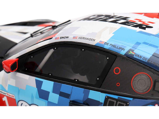 BMW M4 GT3 EVO #1 Connor De Phillippi - Madison Snow - Neil Verhagen - Kelvin van der Linde "Paul Miller Racing" IMSA "24 Hours of Daytona" (2025) 1/18 Model Car by Top Speed