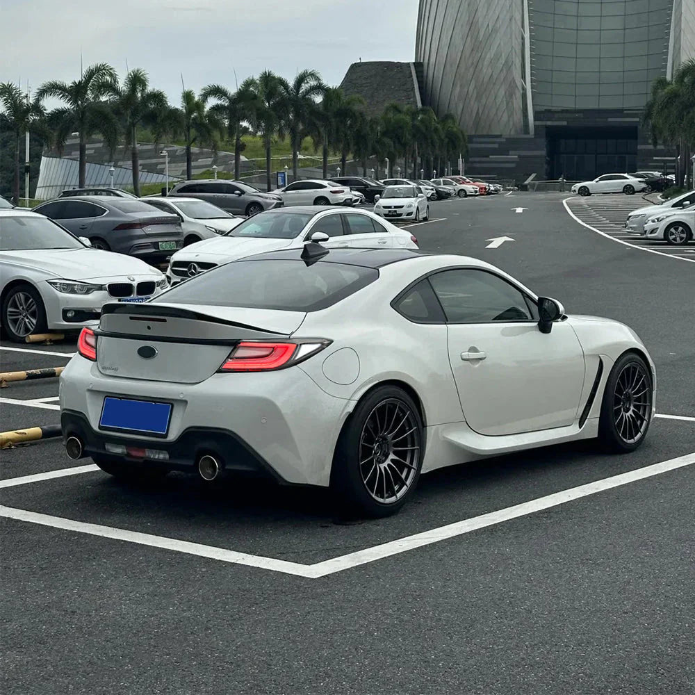 NTXGlow x Invoke Concepts LED tail lights for 2022–2026 Toyota GR86 and Subaru BRZ, rear view