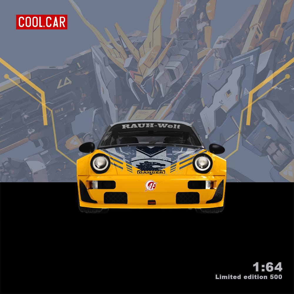 Cool Car Porsche RWB 964 BANSHEE MECHA Livery Figure Version 1:64 - Evergreen Kings