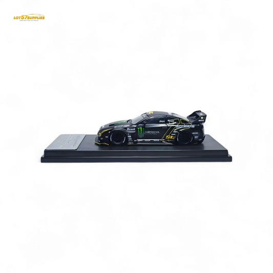 MC Nissan Skyline R35 GTR GT Matte Black Monster 1:64 - Evergreen Kings
