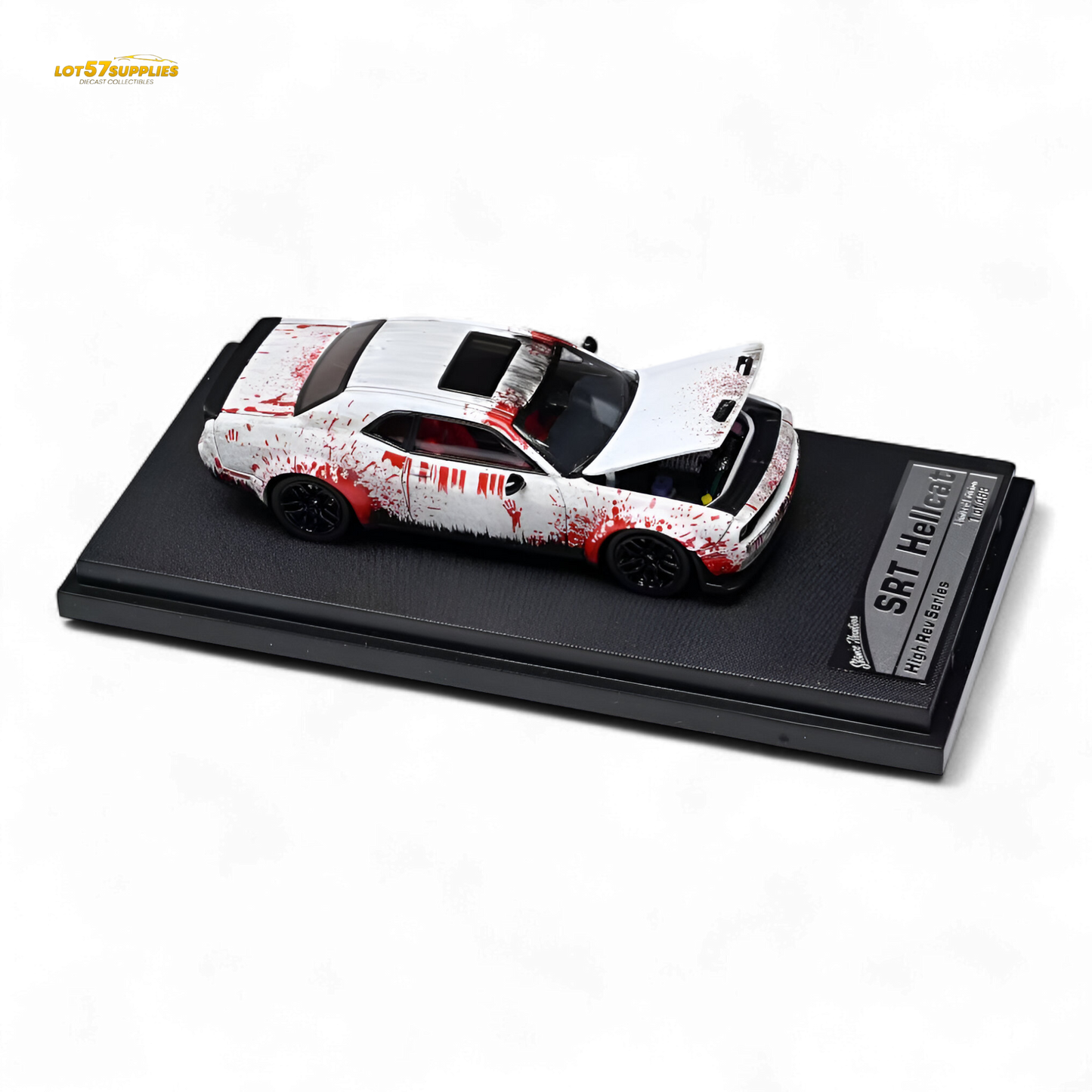 Stance Hunters Dodge Challenger SRT Hellcat Blood Red 1:64 - Evergreen Kings