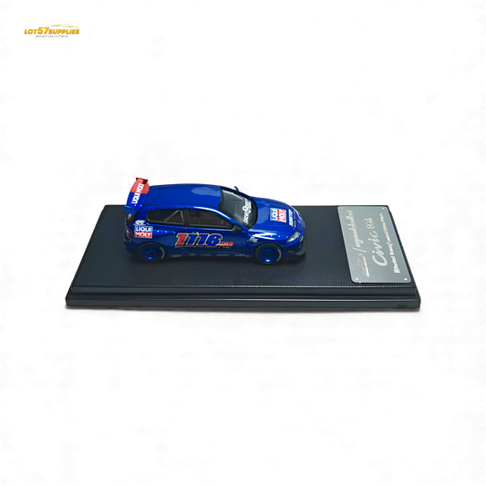 Detailed 1:64 scale diecast model of Honda Civic EG6 Thailand Special by Lot57Supplies Diecast Shop, showcasing vibrant exterior details.