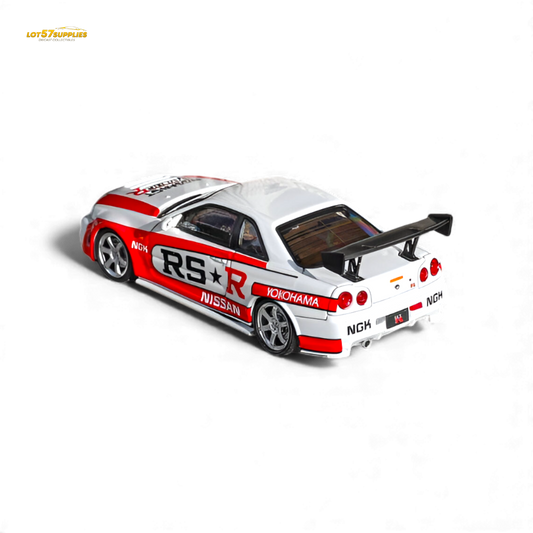 (Pre-Order) Fuji Skyline R34 GT-R Nismo Z-Tune White 1:64 - Evergreen Kings
