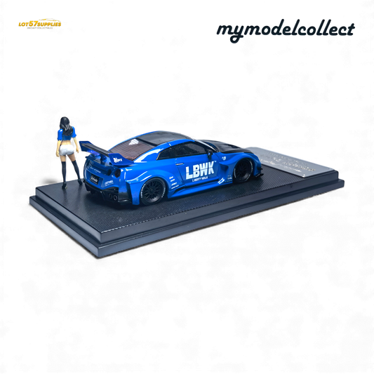 (Pre-Order) MC Nissan R35 GT-R LB Works Blue 1:64 - Evergreen Kings