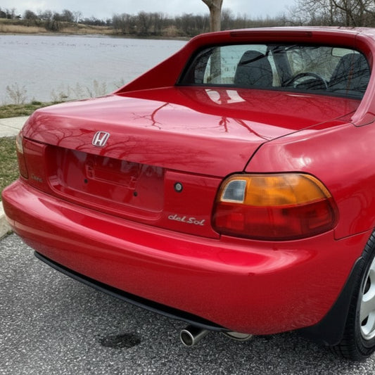 Honda Del Sol Civic Si Rear Badge Decal - OEM Style Replacement - Evergreen Kings