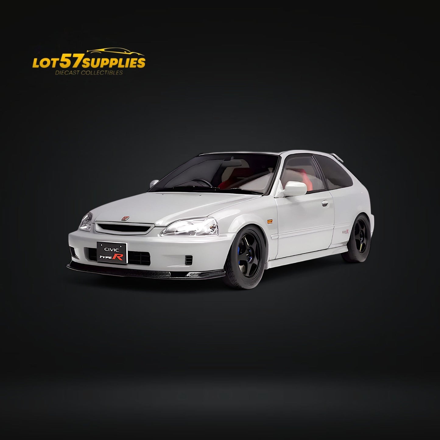 MOTORHELIX Honda Civic Type-R EK9 Nardo Grey 1:18 - Evergreen Kings