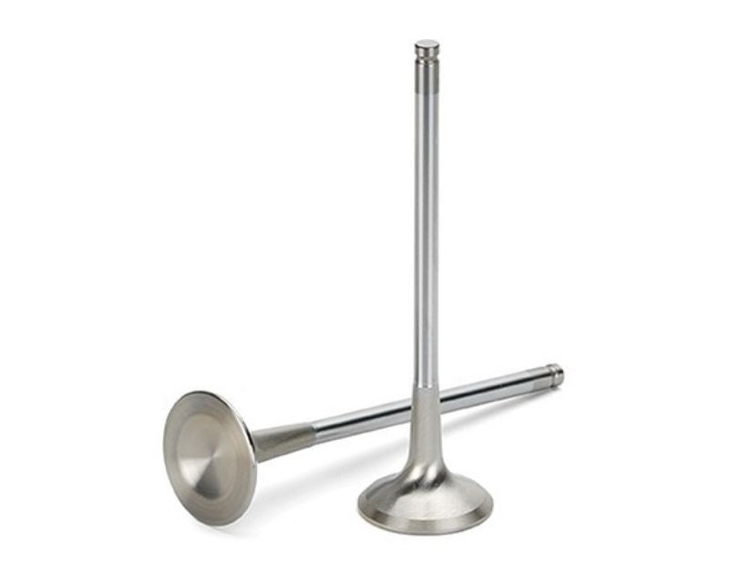Inconel exhaust valve set with +1mm oversize, featuring valve springs and retainers from Speedzone Performance for EJ20/EJ25 engines.