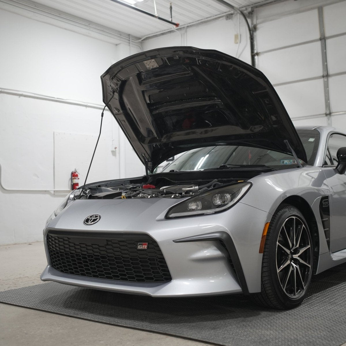 JDMuscle Tanso STI Style carbon fiber hood for 2022+ Subaru BRZ and Toyota GR86