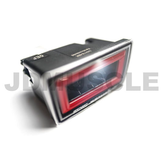 JDMuscle F1 style rear fog and brake light for 2015-2021 Subaru WRX and STI, showing sleek auxiliary brake lighting installation.
