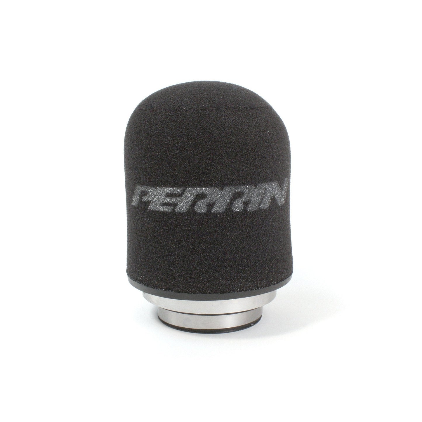 Perrin 3.125-inch air intake cone filter replacement for WRX and STI models, JDMuscle performance air filter, durable and universal fit.