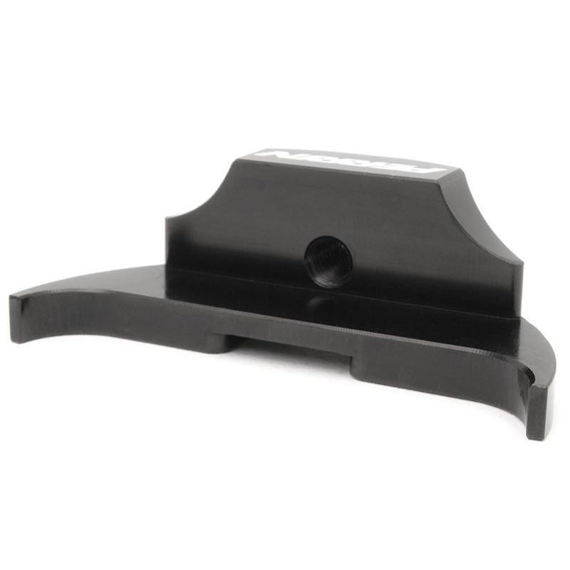 PERRIN Steering Dampener Lockdown Kit for Subaru WRX and Legacy GT, includes steering rack bushings and mounting hardware.