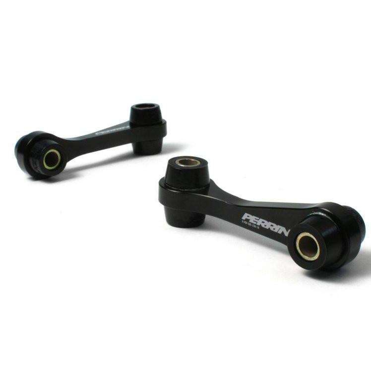 JDMuscle Perrin urethane rear endlinks for Subaru WRX, STI, BRZ, FRS, GT86, and LGT models, visible in the image.