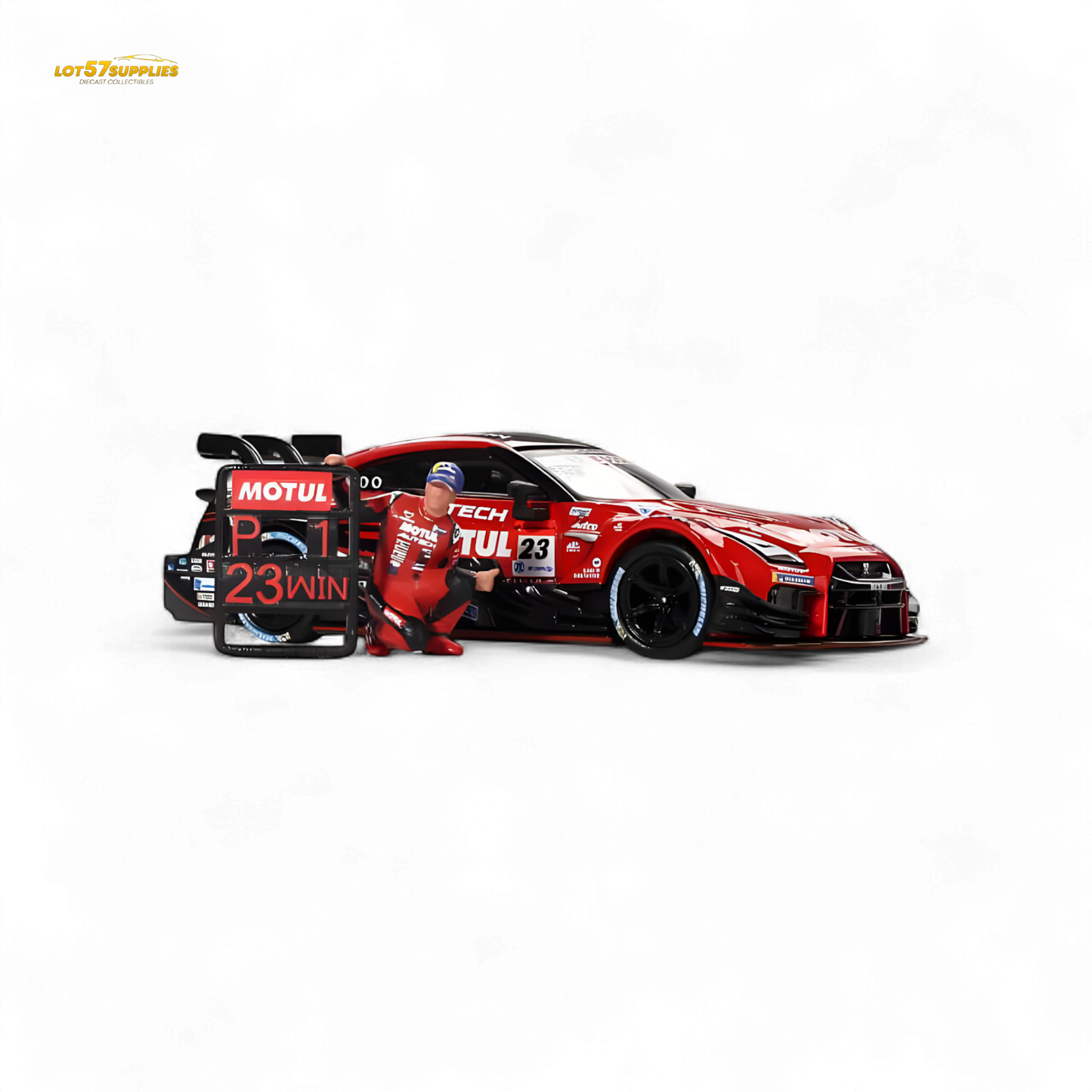 Mini-GT Nissan GT-R Nismo #23 Motul Autech 2021 1:64 - Evergreen Kings