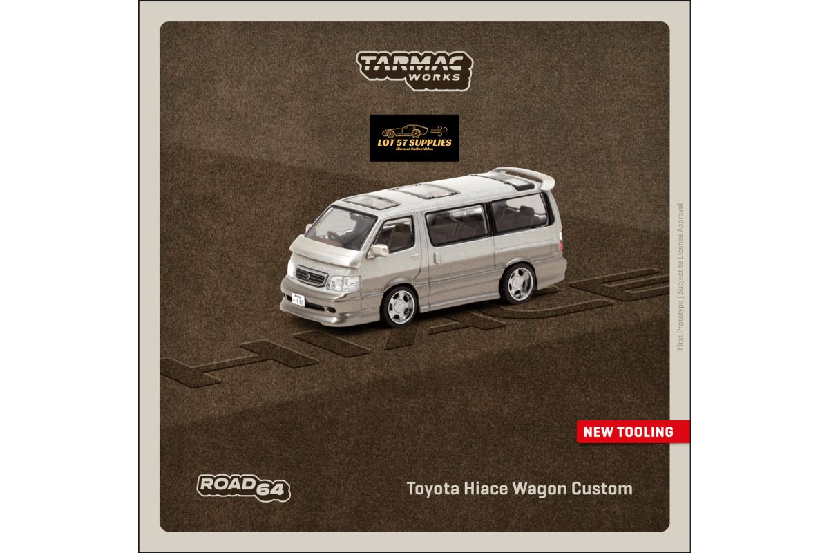 Tarmac Works Toyota Hiace Wagon Custom 1:64 - Evergreen Kings